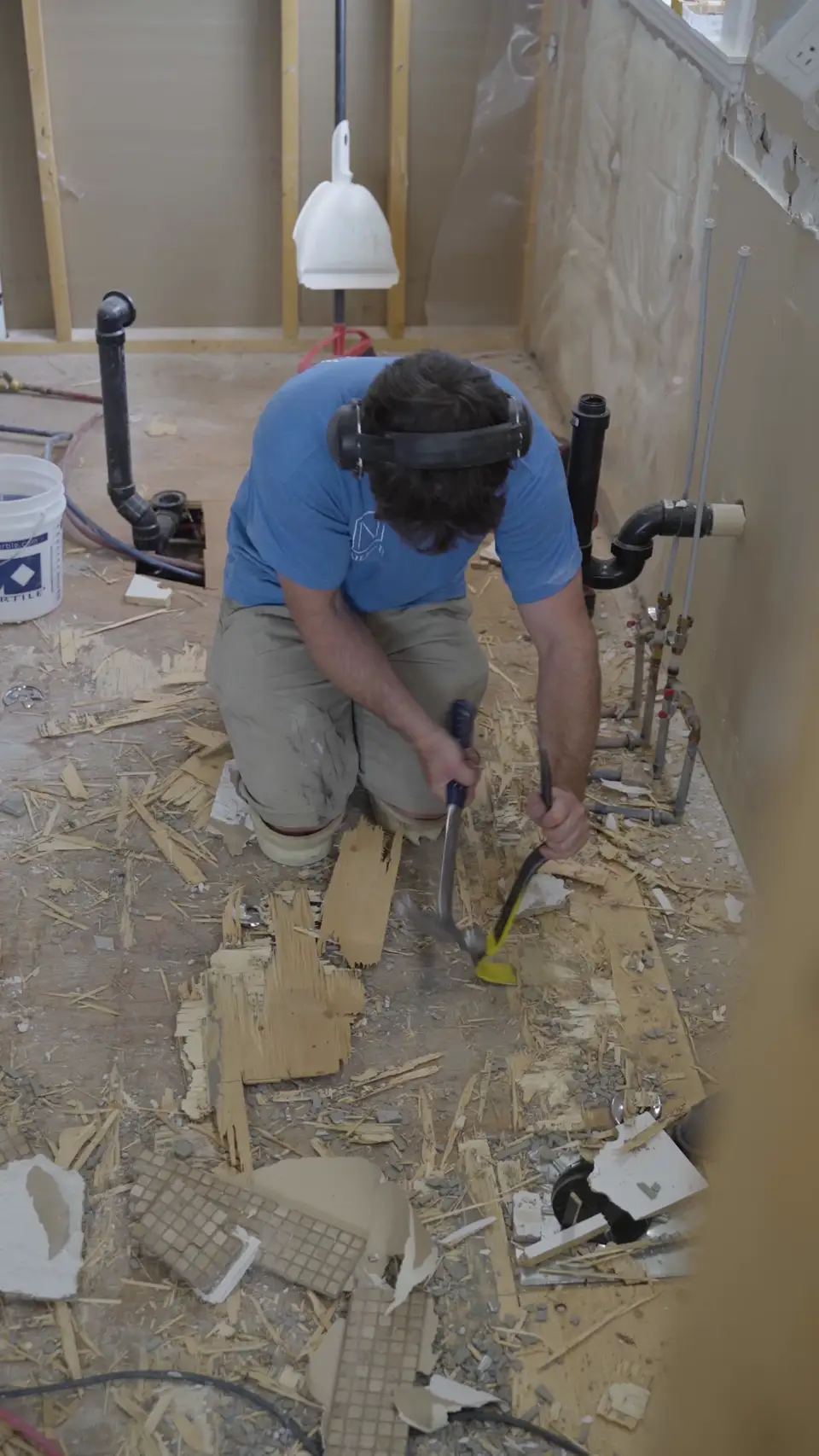 Alex working
